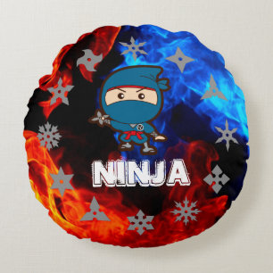Cojín Redondo Ninja Boy