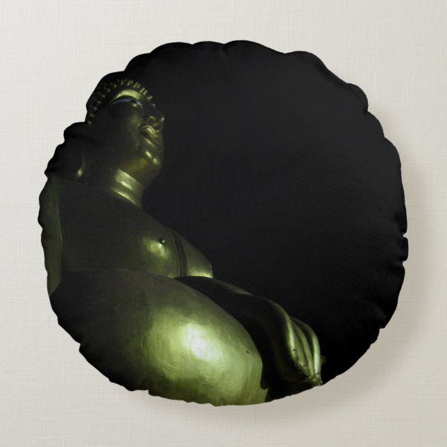 Cojín Redondo Noche Buda (Anverso)