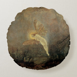 Cojín Redondo Noche de San Juan de Grimshaw, Arte Victoriano Ant