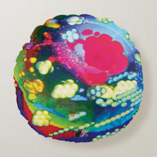 Cojín Redondo Noción en movimiento