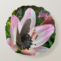 Nombre de mariposa azul rosa del tigre blanco Lill