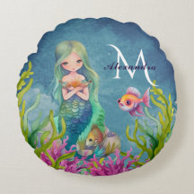 Nombre de monograma corto Sirena