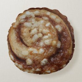 Cojín Redondo Novedad Cinnamon Sticky Bun