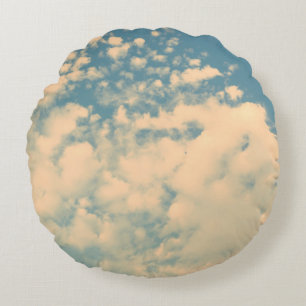 Cojín Redondo Nubes - estilo de efecto vintage pintturesdecoraci