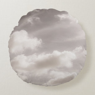 Cojín Redondo Nubes soñadoras del Caribe 11