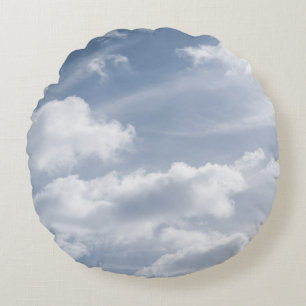 Cojín Redondo Nubes soñadoras del Caribe 12