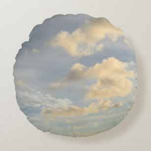 Cojín Redondo Nubes soñadoras del Caribe 2