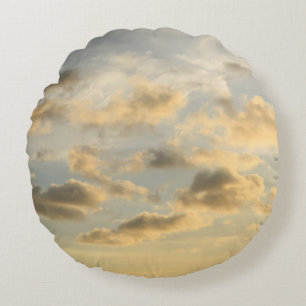 Cojín Redondo Nubes soñadoras del Caribe 4