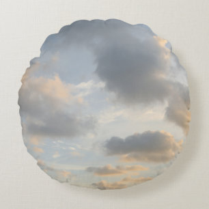 Cojín Redondo Nubes soñadoras del Caribe 9