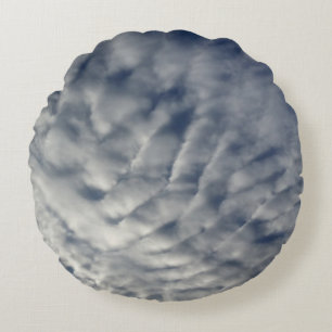 Cojín Redondo nubes trenzadas
