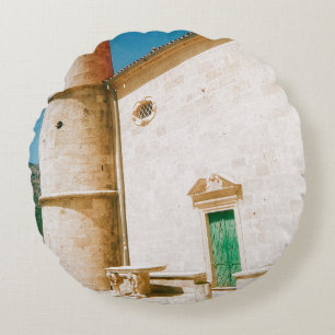Cojín Redondo Nuestra Señora de las Rocas - Bahía de Kotor - Mon