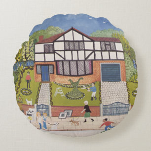 Cojín Redondo Nueva vecindad