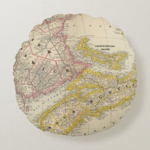 Cojín Redondo Nuevo Brunswick, Nueva Escocia