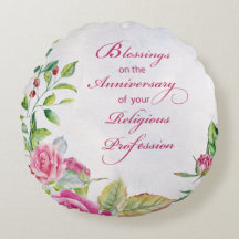 Nun Aniversario de la profesión religiosa rosas ro