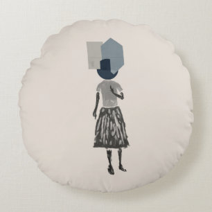 Cojín Redondo objet_14_una mujer_1