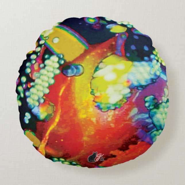 Cojín Redondo Oblivion Bliss (Anverso)