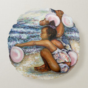 Cojín Redondo Obsesionados con conquistar lo imposible