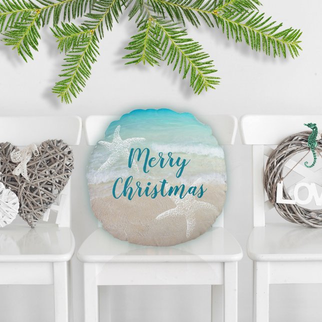 Cojín Redondo Ocean Beach Sea Stars Holiday or Everyday (Subido por el creador)