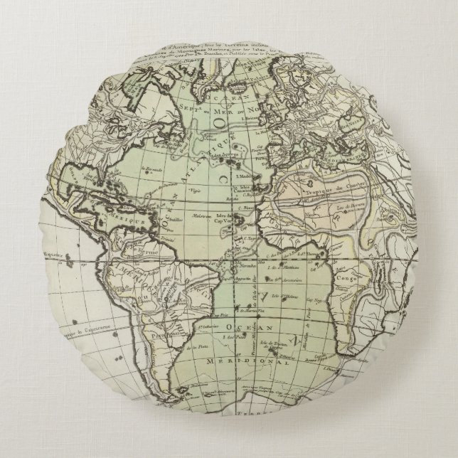 Cojín Redondo Océano Atlántico 3 (Anverso)