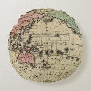 Cojín Redondo Océano Pacífico, islas británicas