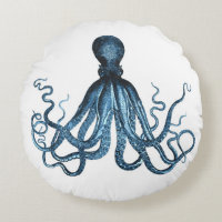 Octopus kraken playa marina costera océano azul
