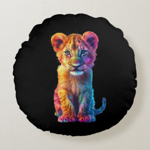 Cojín Redondo Oh Baby Big Cat Cub