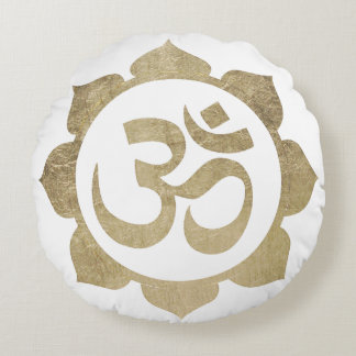 Cojín Redondo Ohmio de oro