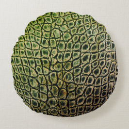 COJÍN REDONDO OLIVE-WOOD GATOR ROUND PILLOW