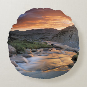 Cojín Redondo Onda de Sierra sobre Yosemite