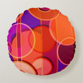 Cojín Redondo Op Art #23