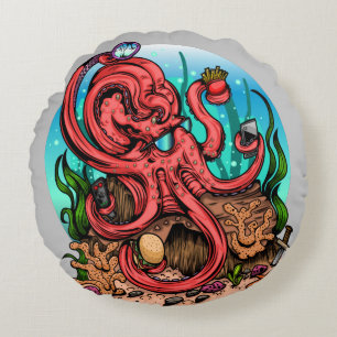 Cojín Redondo Opulpo de varias tareas