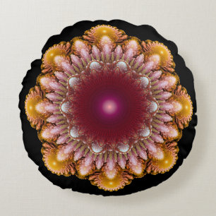 Cojín Redondo Ornamento colorido