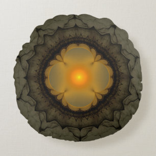 Cojín Redondo Ornamento místico brillante