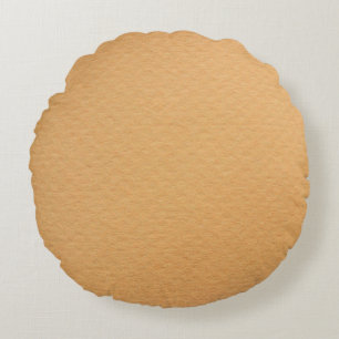 Cojín Redondo oro facturado por textura de papel