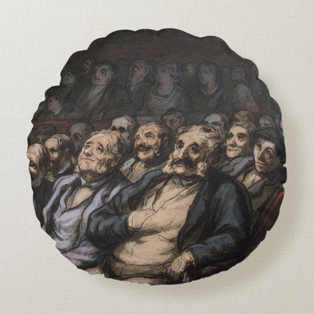 Cojín Redondo Orquesta Seat, c.1856 (Anverso)