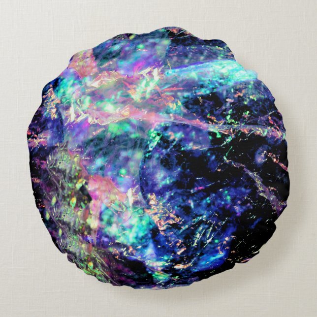 Cojín Redondo oscuridad y luz: (Reverso)