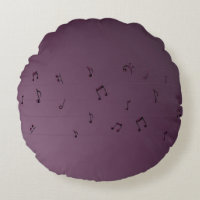Oscuro Ombre Musical Notes Mauve