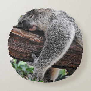 COJÍN REDONDO OSO KOALA DURMIENDO EN ÁRBOL
