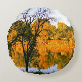 Cojín Redondo Otoño de Winnipeg