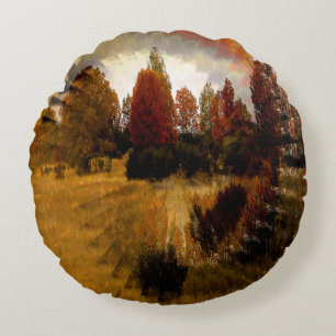 Cojín Redondo Otoño en Hayfork, California......