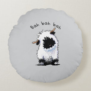 Cojín Redondo Oveja Valais Blacknose