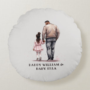 Cojín Redondo Padre negro y bonos de la hija (7)