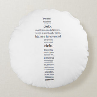 Cojín Redondo Padre nuestro