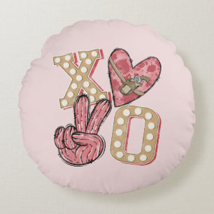 Cojín Redondo País XOXO - Wild West Love