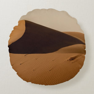Cojín Redondo Paisaje desértico de dunas de arena