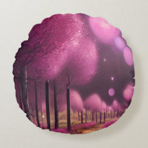 Paisaje nocturno rosado de ensueño