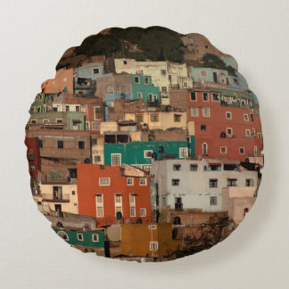 Cojín Redondo Paisaje urbano de Guanajuato, México