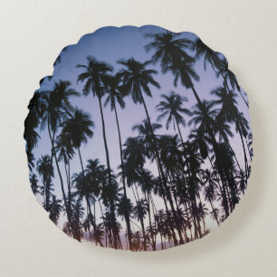 Cojín Redondo Palm Grove Royal Kupuva en Kaunakakai