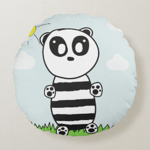 Cojín Redondo Panda Kids