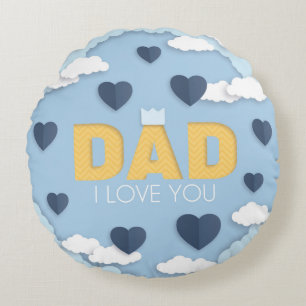 Cojín Redondo Papá te amo